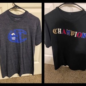 2 Men’s Champion shirts